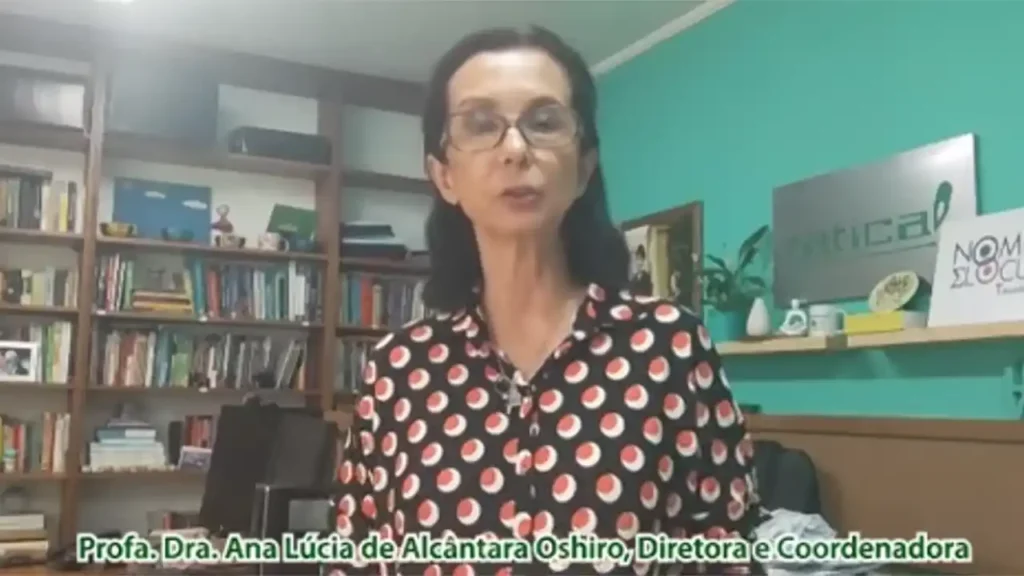 Imagem da Profa Dra Ana Lúcia de alcântara Oshiro